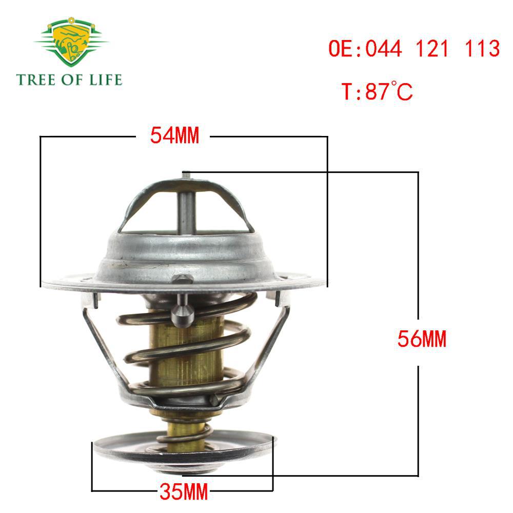 044121113 para Audi VW Skoda 87 ° C termostato del motor