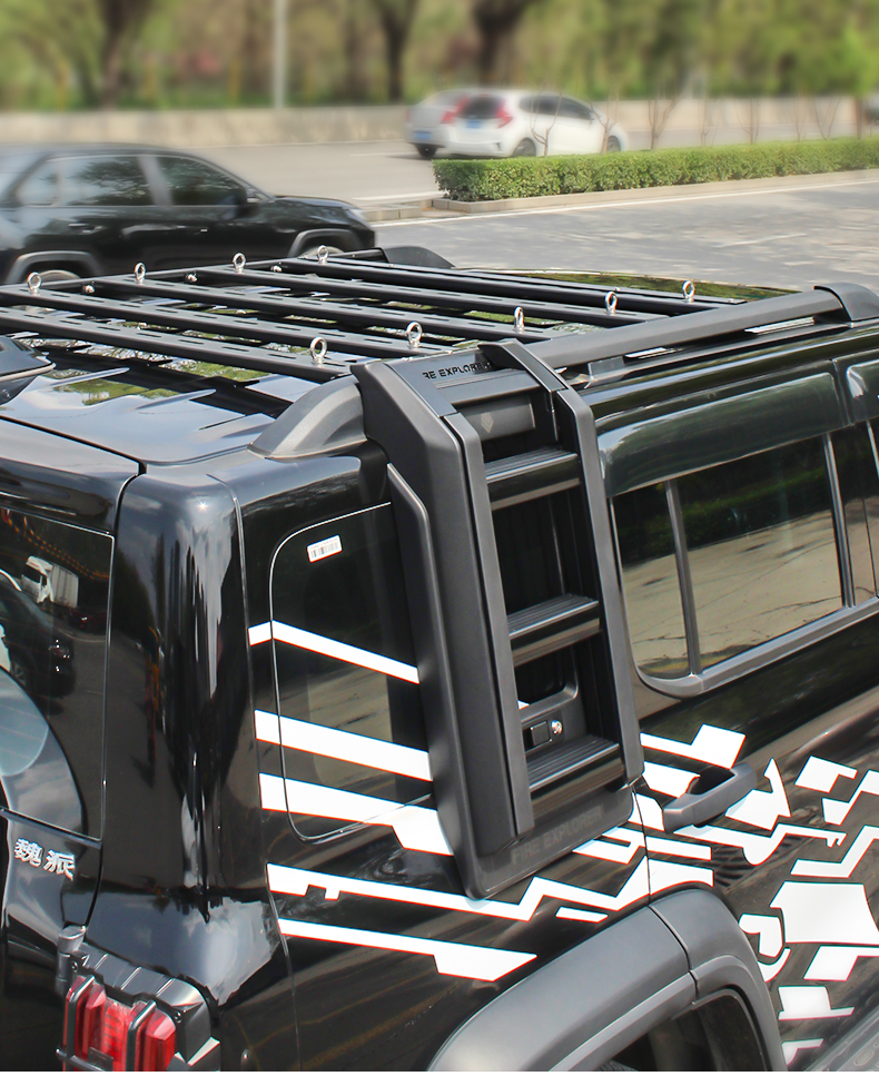 Tank 300 Roof Luggage Rack Ladder Modified Spoiler Tent Sunken 0 Heightening Luggage Frame Platform Whistle