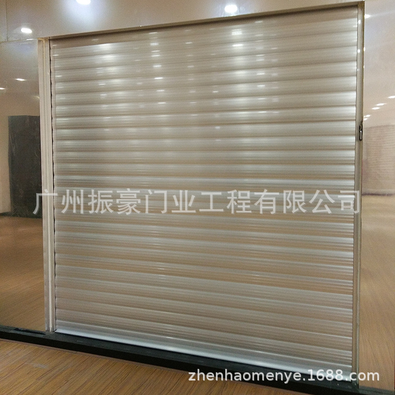 铝合金卷闸门双层保温电动卷帘车库门手机控制升降门升降自动门