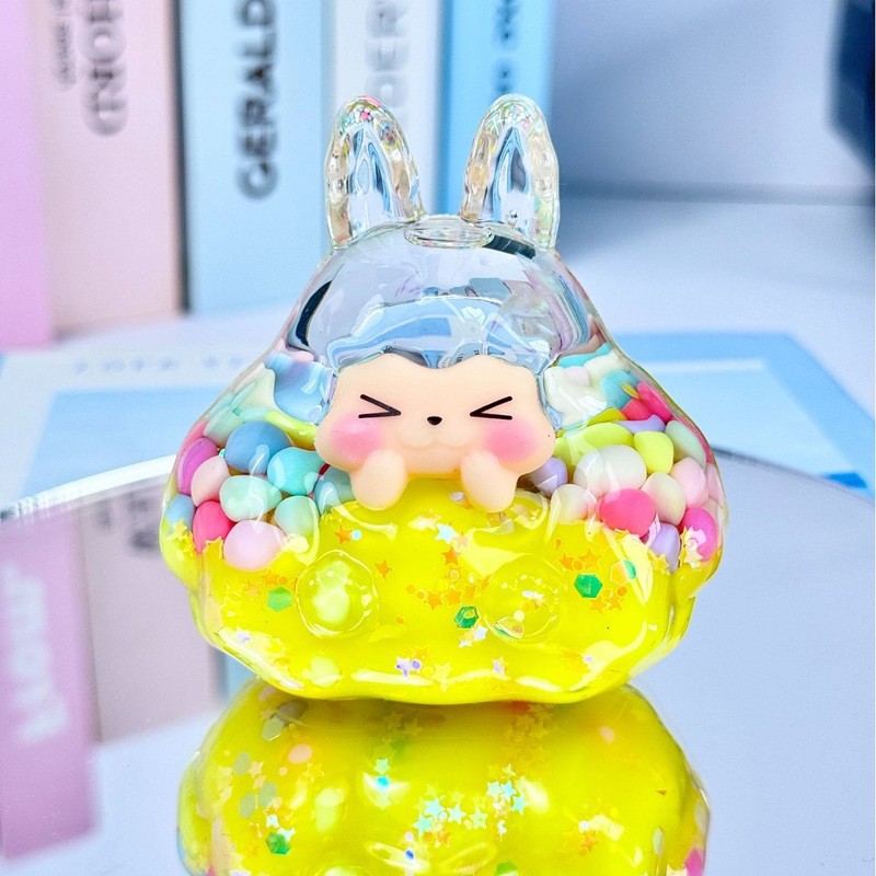 Douyin 人気の流砂ミルクビーンタタ装飾品漫画立体人形ブラインドバッグデスクトップ装飾ギフト|undefined