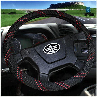 Double 11 Ice Silk 39 40 42 45 47 49 White Rubber Steering Wheel Cover Large Truck Small Truck Bus Handicap Cover