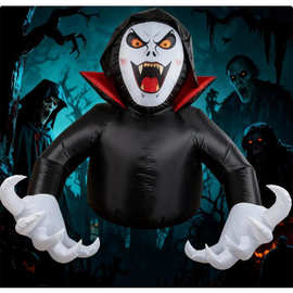 厂家定制万圣节伸手拥抱吸血鬼鬼怪拱门充气气模庭院场地布置道具