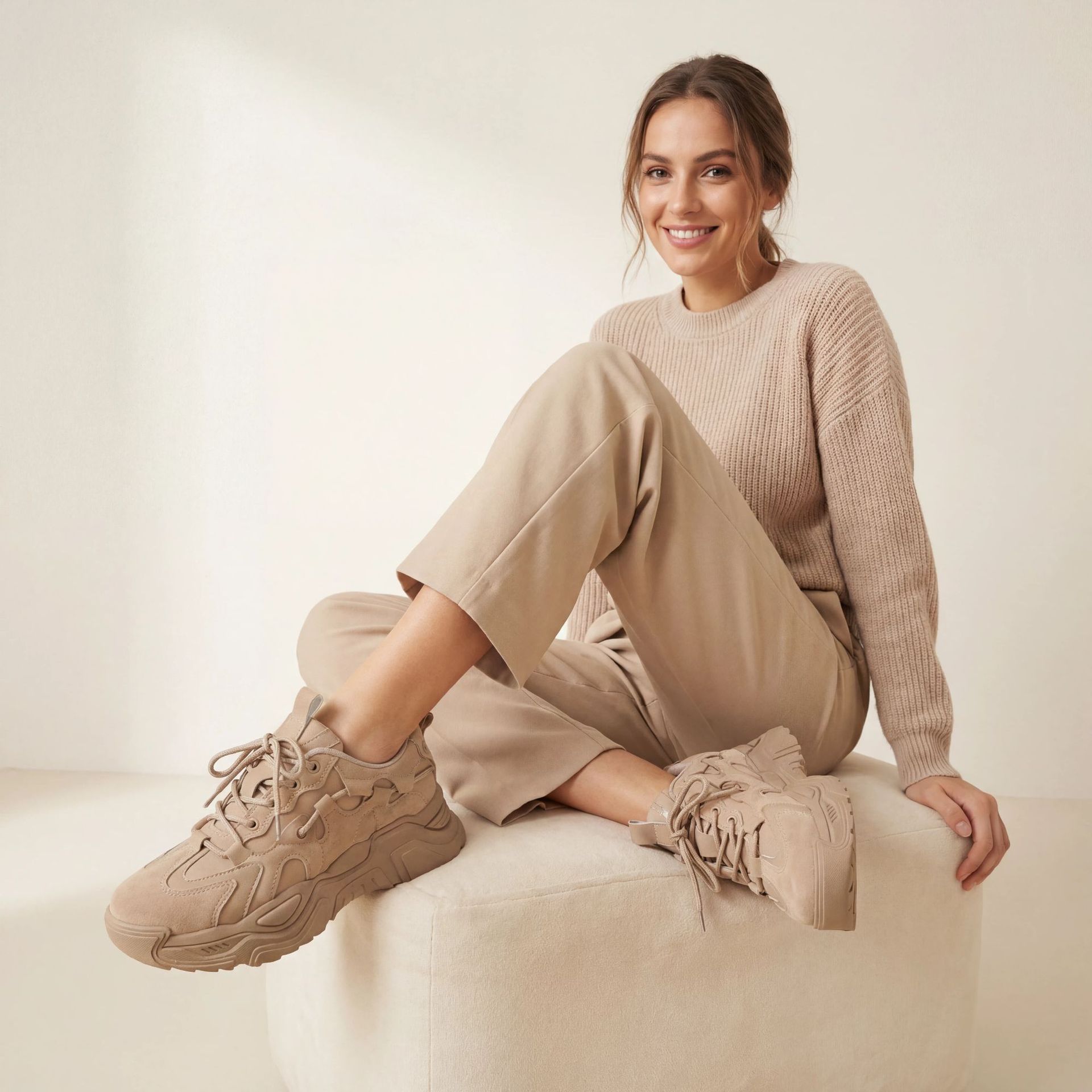 Ins tide zapatos de mujer zapatos de papá primavera 2026 nuevos zapatos de estudiantes coreanos zapatos deportivos casuales de mujer