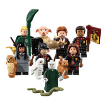 国产益智哈利波特积木人仔霍格沃茨拼装伏地魔赫敏邓布利多斯内普