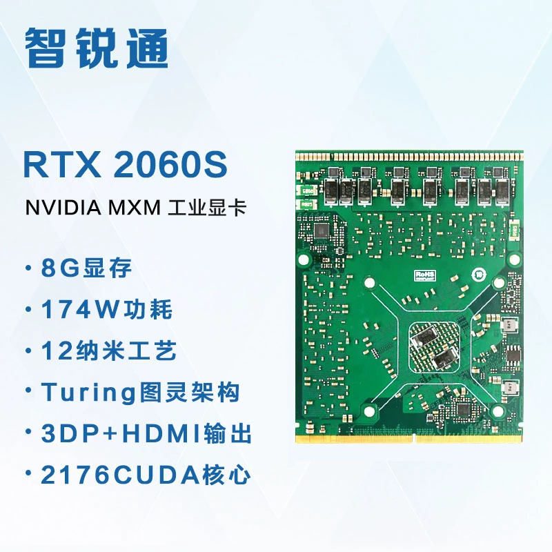 智锐通 NVIDIARTX2060Super8GMXM графическая карта с расширенной видеопамятью, высокая производительность, охлаждение, скоро доступна