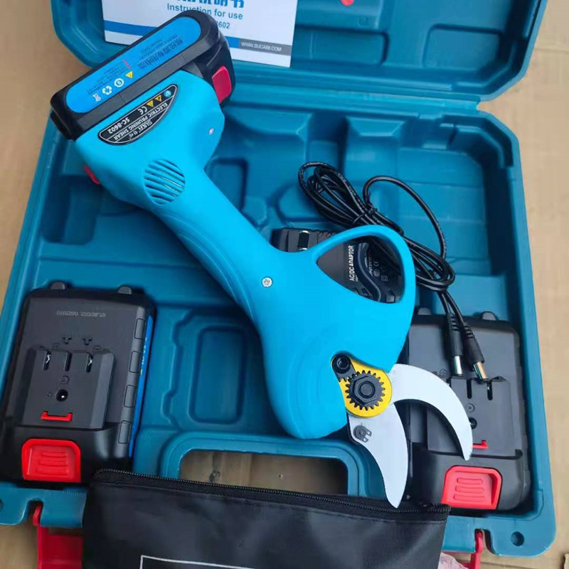 舒畅3.0电动修枝剪园艺剪刀充电式锂电园林修枝机果树电动剪刀