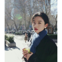 外单尾纱纯羊绒小尺寸围巾纯康赛妮羊绒轻盈 精致 小巧 方便携带