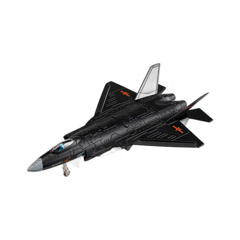 Chezhi Alloy Fighter 1:68 J-31 modelo de avión militar furtivo