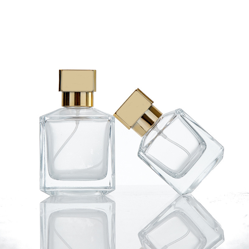 卸売り30ml/100ml四角い透明な香水瓶の口押さえ式スプレー瓶化粧品分注瓶|undefined