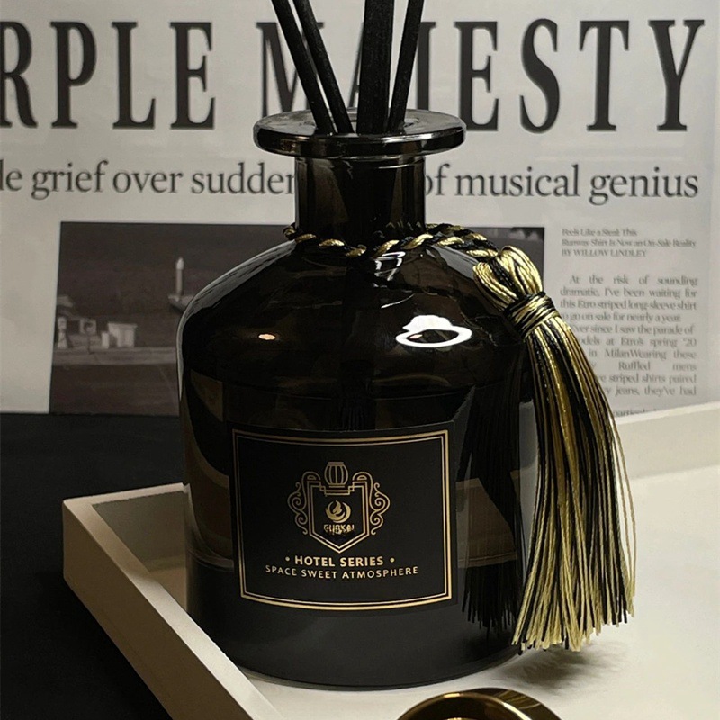 200ML big belly bottle aromatherapy rattan essential oil advanced hotel room bedroom incense fragrance bathroom perfume lasting