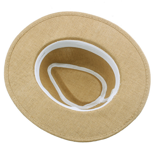 Summer men's wide-brim straw hat sun hat outdoor sun hat women's beach hat foreign trade export Panama hat
