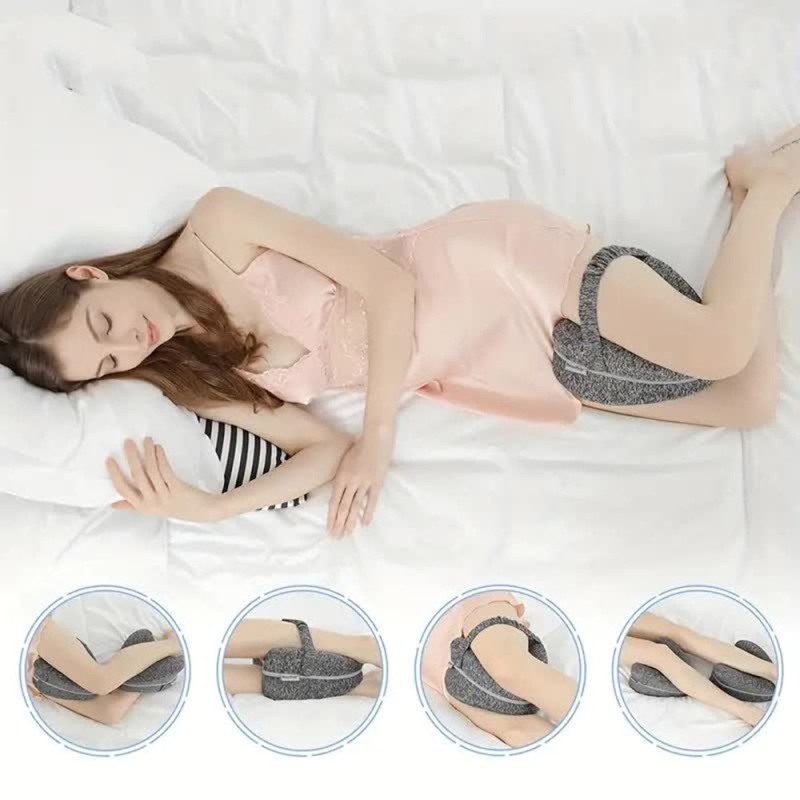 足枕 家庭寮 妊婦用 ハート型足枕 ハート型低反発足枕 ハート型低反発枕|undefined