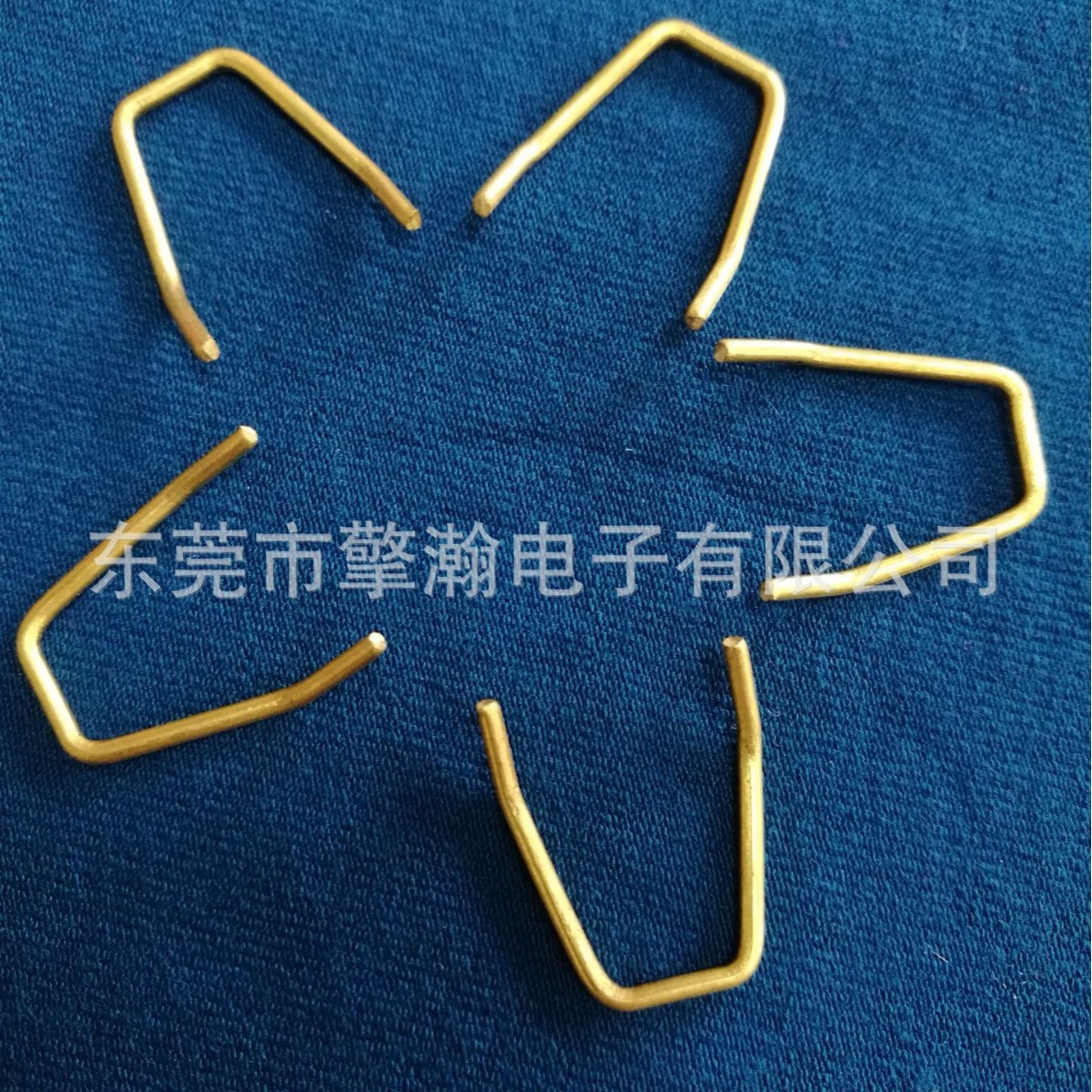 厂家直销铜包钢电镀U针 连接器黄铜U形针 变压器红铜U形针