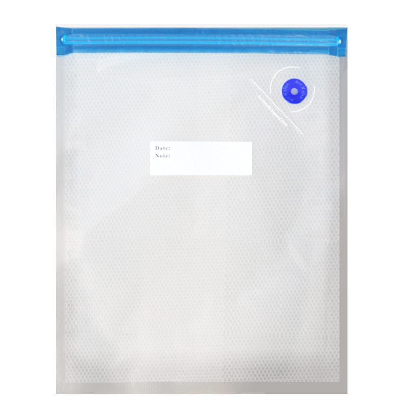 Bolsa de embalaje al vacío, válvula de aire, bolsa de almacenamiento fresca, refrigerador de carne fresca, clasificación de bombeo al vacío, bolsa de sellado de compresión al por mayor image 5