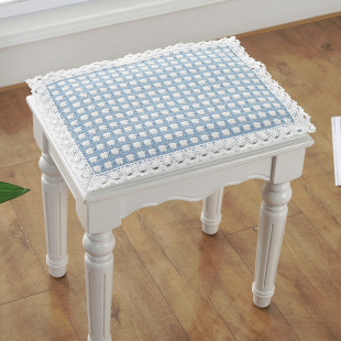 Cotton and Linen Piano Stool Cover, Piano Stool Cover, Double Stool Cover, Dressing Stool Cover, Fabric Single Adjustable Stool Cover, Sitting Stool Cushion Cover