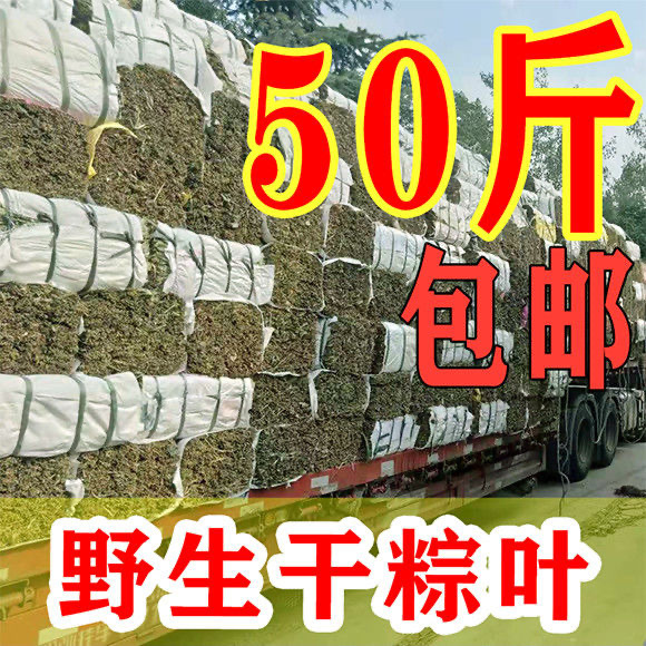 野生干粽叶小尺寸统货麻竹叶包粽子商用50斤包邮大捆干粽叶批发