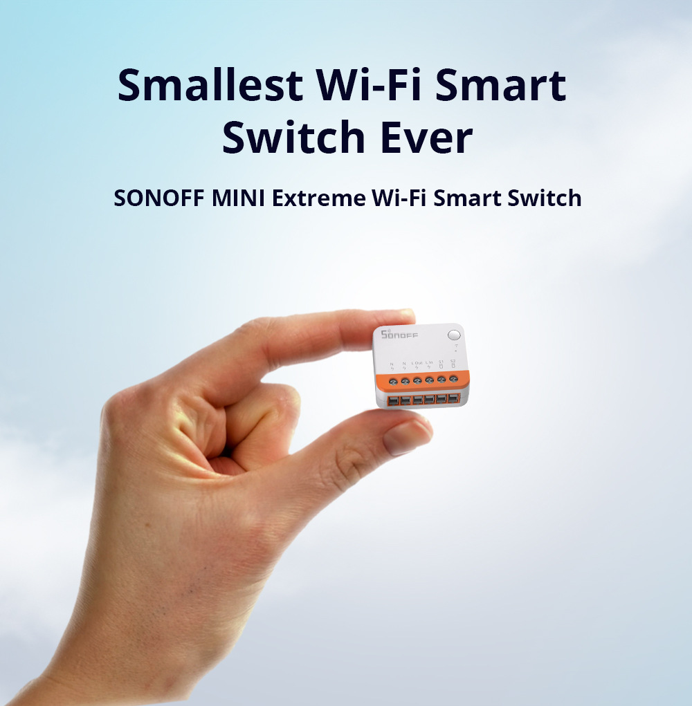 Sonoff Mini R4 Mini WiFi Smart Switch On-Off Wireless Remote Control Timing Easy MicroLink