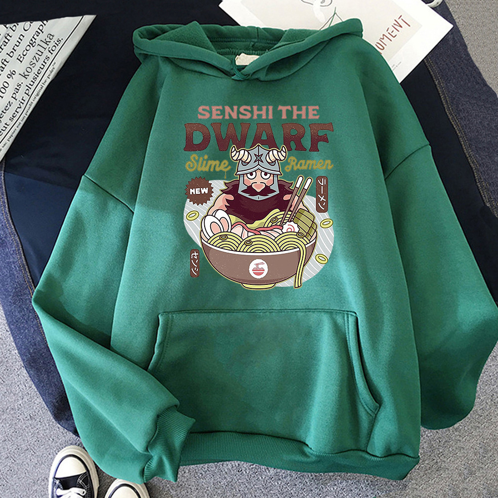 Delicious in Dungeon Dwarf Chef Slime Ramen Hoodie Women