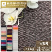 涤纶乱纹网眼布 W纹路网纱 镂空W乱网网布料