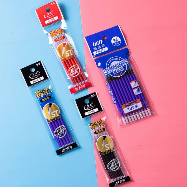 Press erasable refill ST head 0.5 erasable neutral refill student office Press refill wholesale