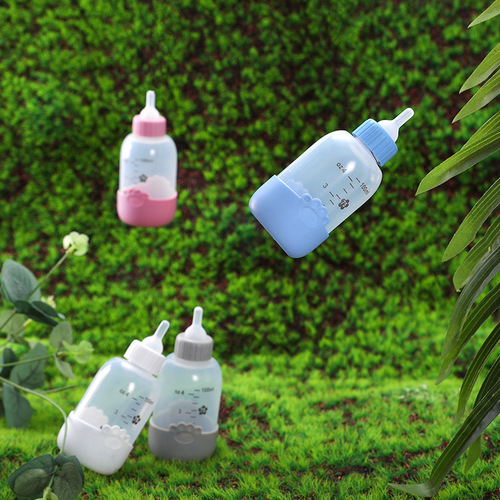 Pet universal bottle set puppy feeding lactator Ragdoll kitten newborn special drinking bottle cat supplies