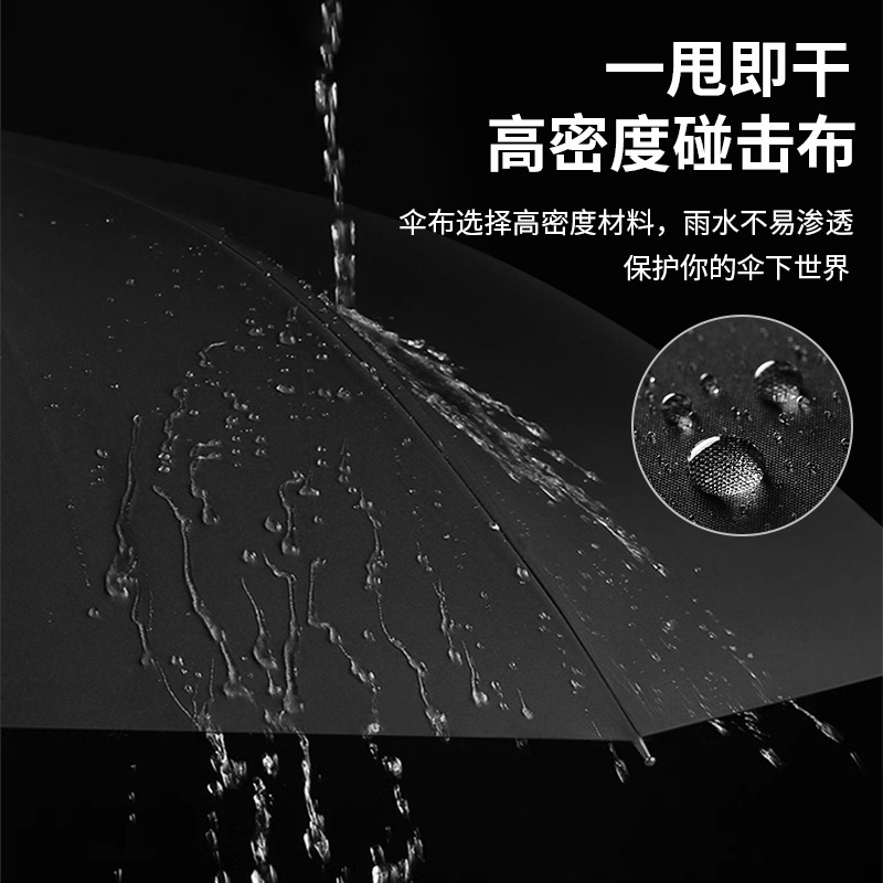 批发手动折叠雨伞加固加厚结实耐用耐磨防暴雨大号高端商务三人伞|undefined