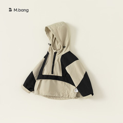 babycity boys hooded jacket autumn new children's color matching jacket jacket windbreaker trend QY83031