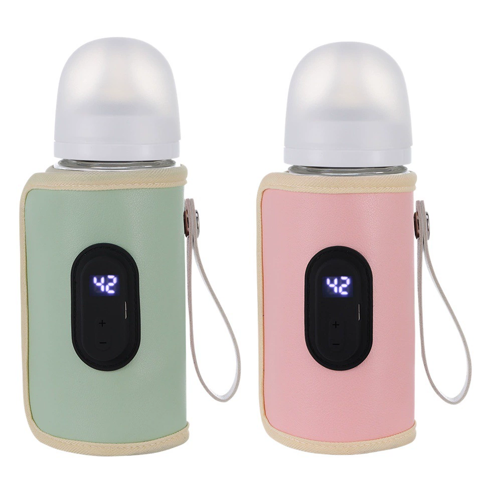 Трансграничный цифровой дисплей бутылка утеплитель сумка теплый молочный тюнер портативный нагреватель с подогревом постоянной температуры выходит USB универсальный