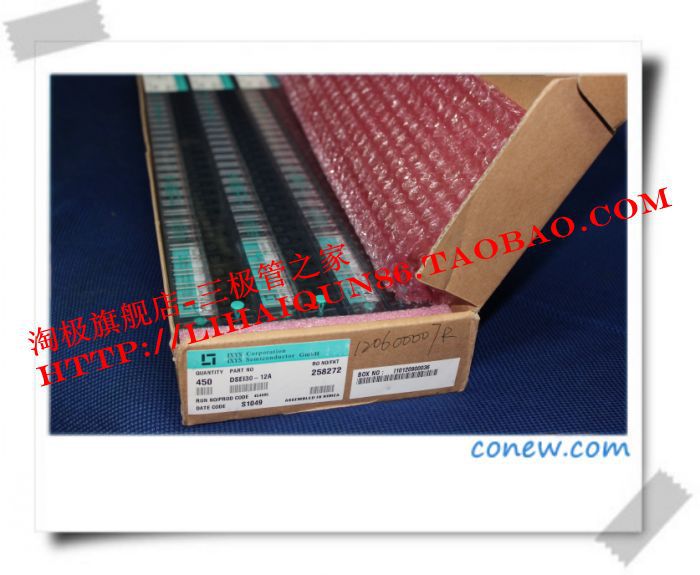 DSEI60－06A IXYS全新600V 60A TO247    冲双冠+冲双冠~