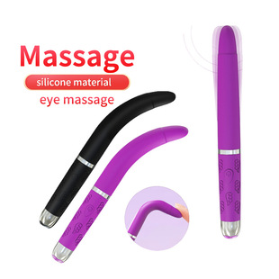 Multifunctional Silicone Vibrating Massage Pen Wholesale Cross-Border Hot Selling Electric Massage Eye Pen Cross-Border Wholesale Silicone Pen
