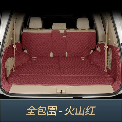 Trunk Mat – New Model Land Cruiser Trunk - 7-seats-fully-surrounded-volcanic-red-toyota-land-cruiserlc300
