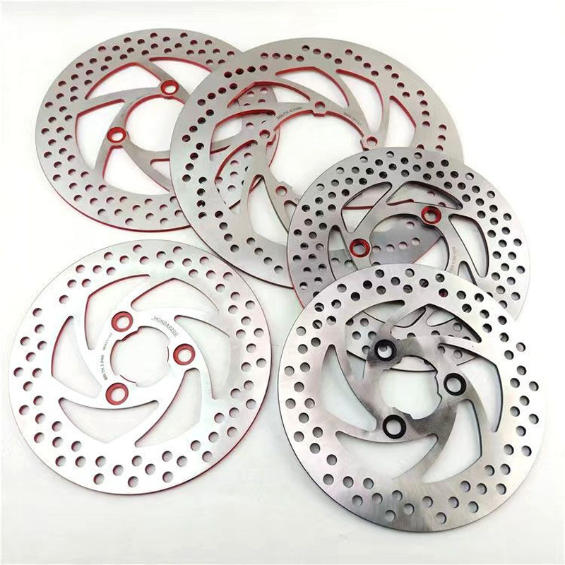 Directly Supplied from the Manufacturer, 220/7.0 Integrated Cyclone Perforated Disc Brake Rotor for Electric Vehicle Modification