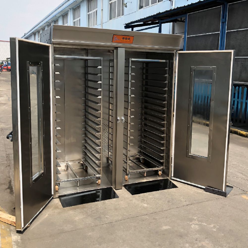 上海64盘发酵箱 电脑面板控温控湿推车式醒发机 商用不锈钢醒发箱