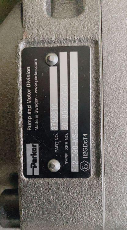 PARKER派克打桩机马达 3786589 F12-125-MF-IV-D-000-0000-P0