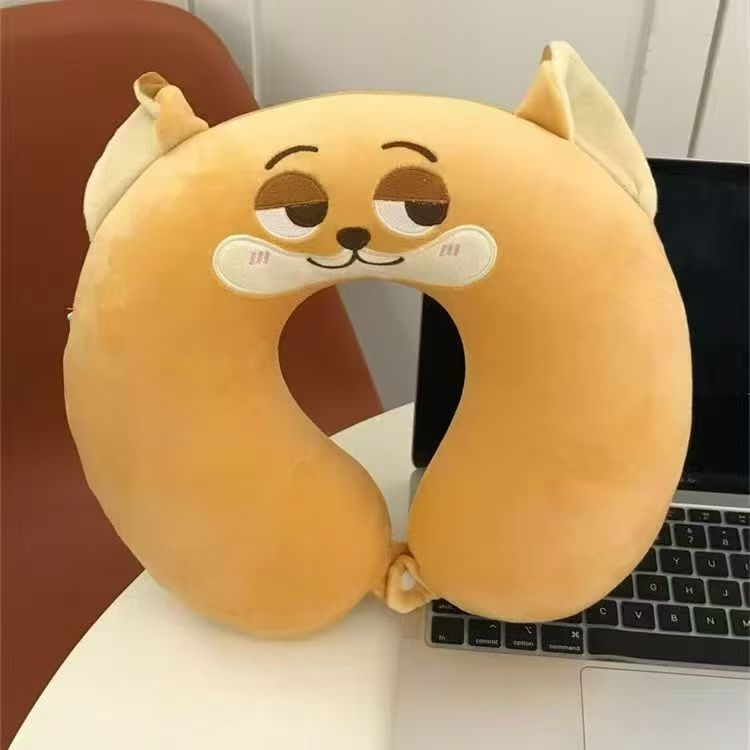 Almohada de Cuello en Forma de U de Espuma Viscoelástica para Viajes y Oficina image 10