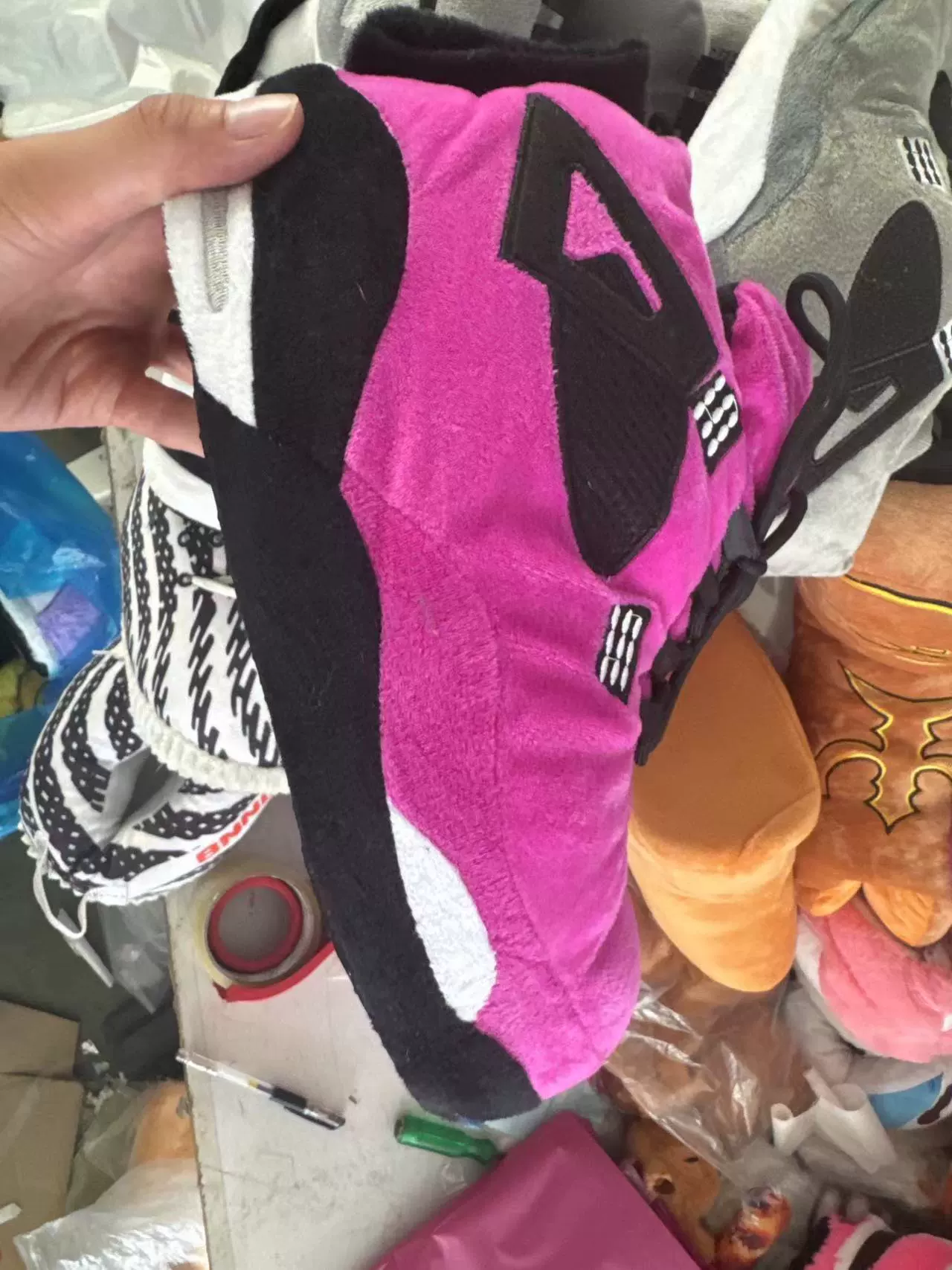 Тапочки Air Jordan демисезонные комфортные тёплые, размеры 36–44, тканевая или кожаная подошва