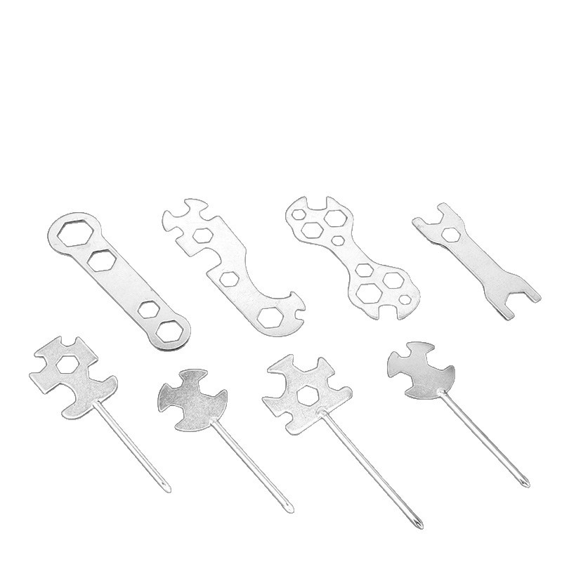 Llave de apertura de estampado multifuncional Destornillador transversal de soldadura cuadrada circular a juego Llave de estampado suministro directo de fábrica
