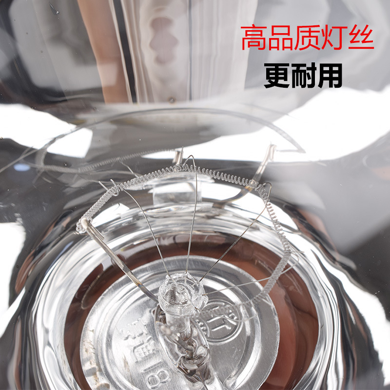 lámpara de aislamiento de calor infrarrojo especial para granja de cría de cerdos y pollos, lámpara de calentamiento de calentamiento para ganadería animal