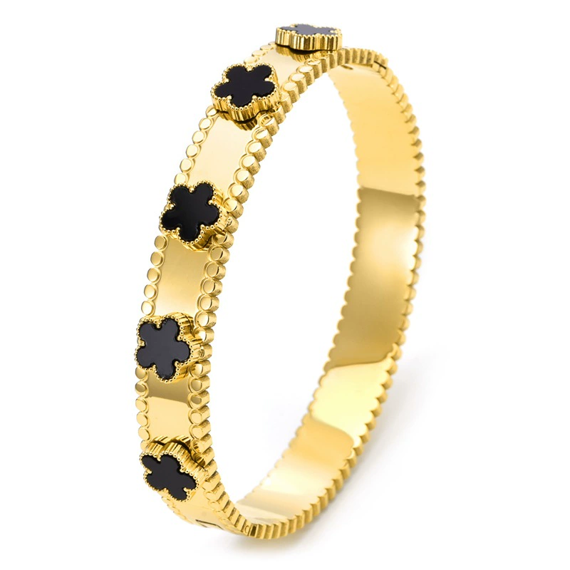 ("Cross-border trading"), trend waterproof universal bracelet stainless steel, 18 carat
