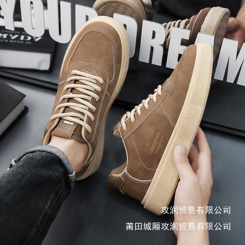 2025 Autumn Men's Shoes New Breathable Shoes Men's Sports Korean Style Trendy Versatile Casual Shoes Wholesale
