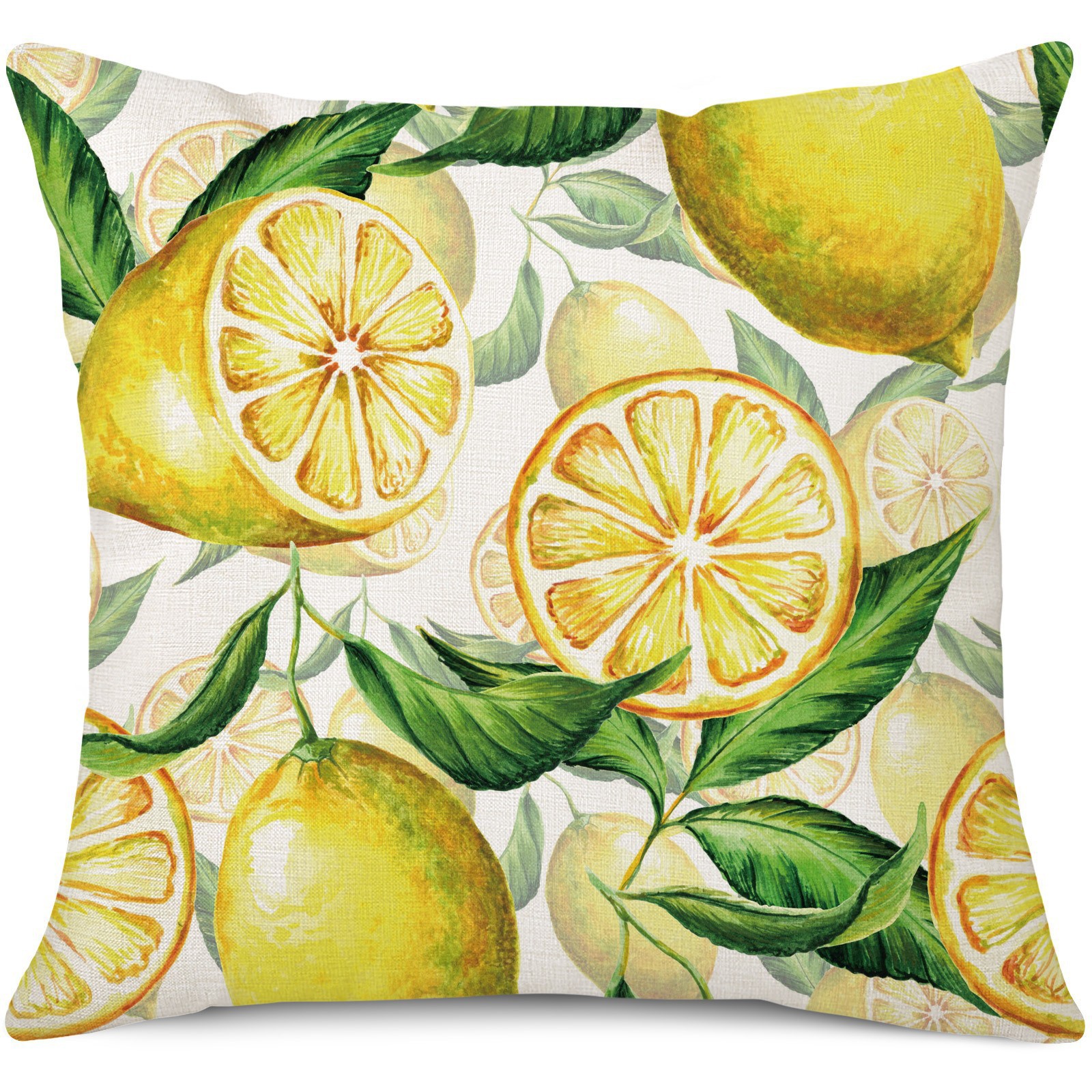 Amazon limón fresco serie de frutas almohada de oficina siesta almohada almohada de casa almohada de cubierta