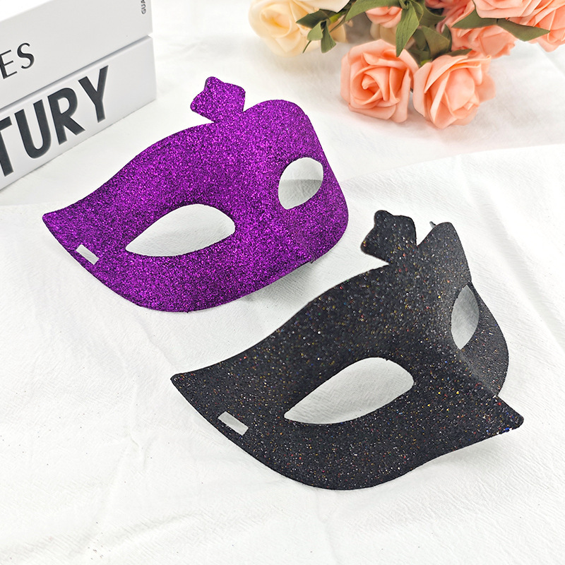 Máscaras de media cara baile de máscaras fiesta de máscaras fiesta de alto valor de la cara máscaras de ojos carnaval veneciano transfronterizo discoteca