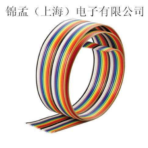 彩排线  红富线 （可压FC头） 间距2.54 铜镀锡 61米/卷 60P