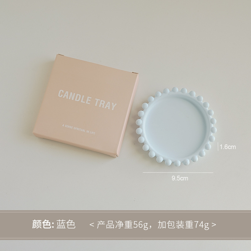 Inswind Magnetic Strip Candlestick Ornamento de modelado creativo a mano transfronteriza bandeja de vela de banano