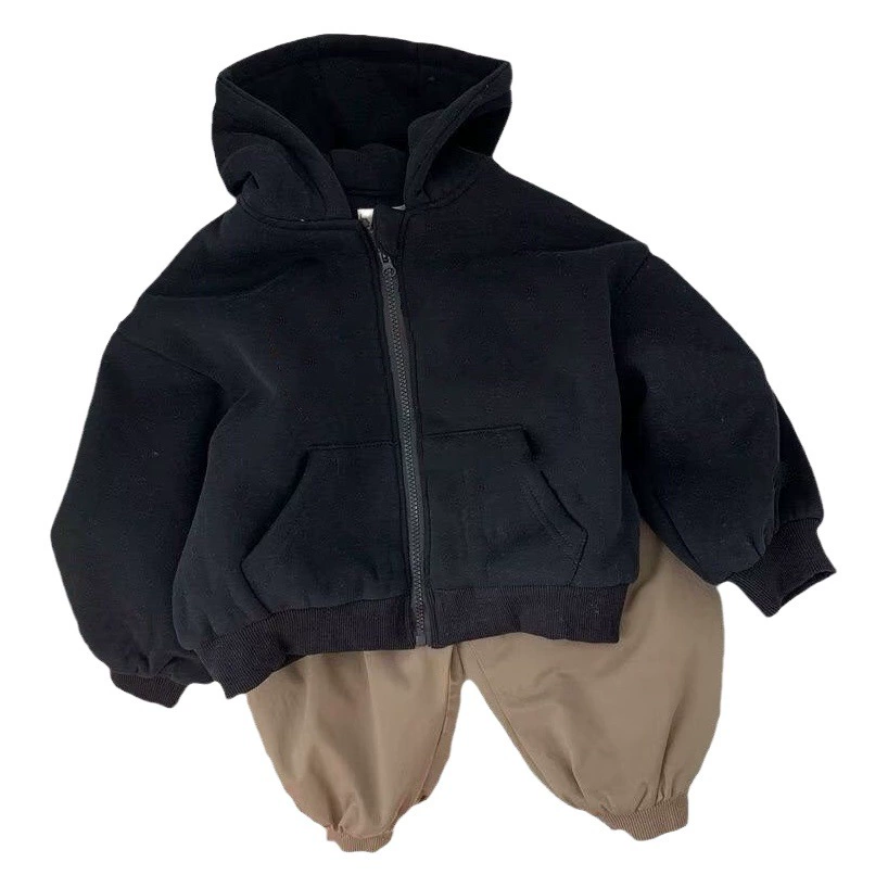 Детские кардиганы с капюшоном свитер для мальчиков весной и осенью