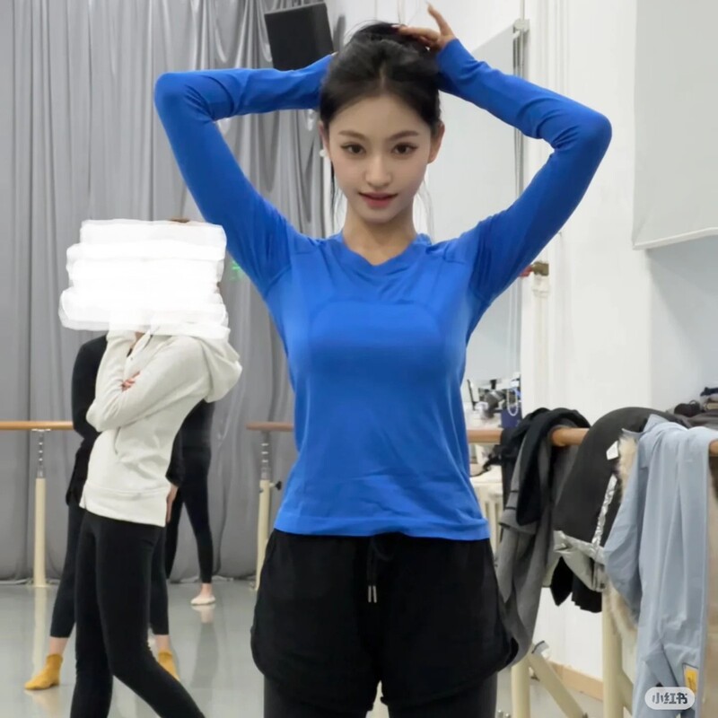 Lulu Original Swiftly Sports Long-Sleeved T-Shirt 1.0 Women's Round Neck Running Fitness Yoga Top Sweat-Absorbent Lulu Original Swiftly Sports Long-Sleeved T-Shirt 1.0 Women's Round Neck Running Fitness Yoga Top Sweat-Absorbent