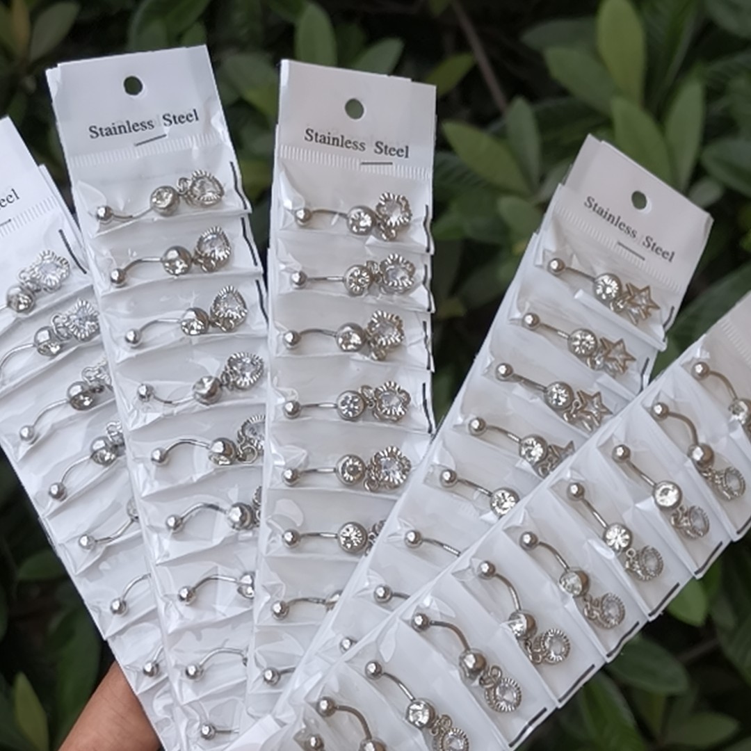 2.5 pendientes de acero de titanio gruesas y el mismo modelo crian orejas joyas de moda con pendientes de acero inoxidable con hilo redondo personalizado image 77