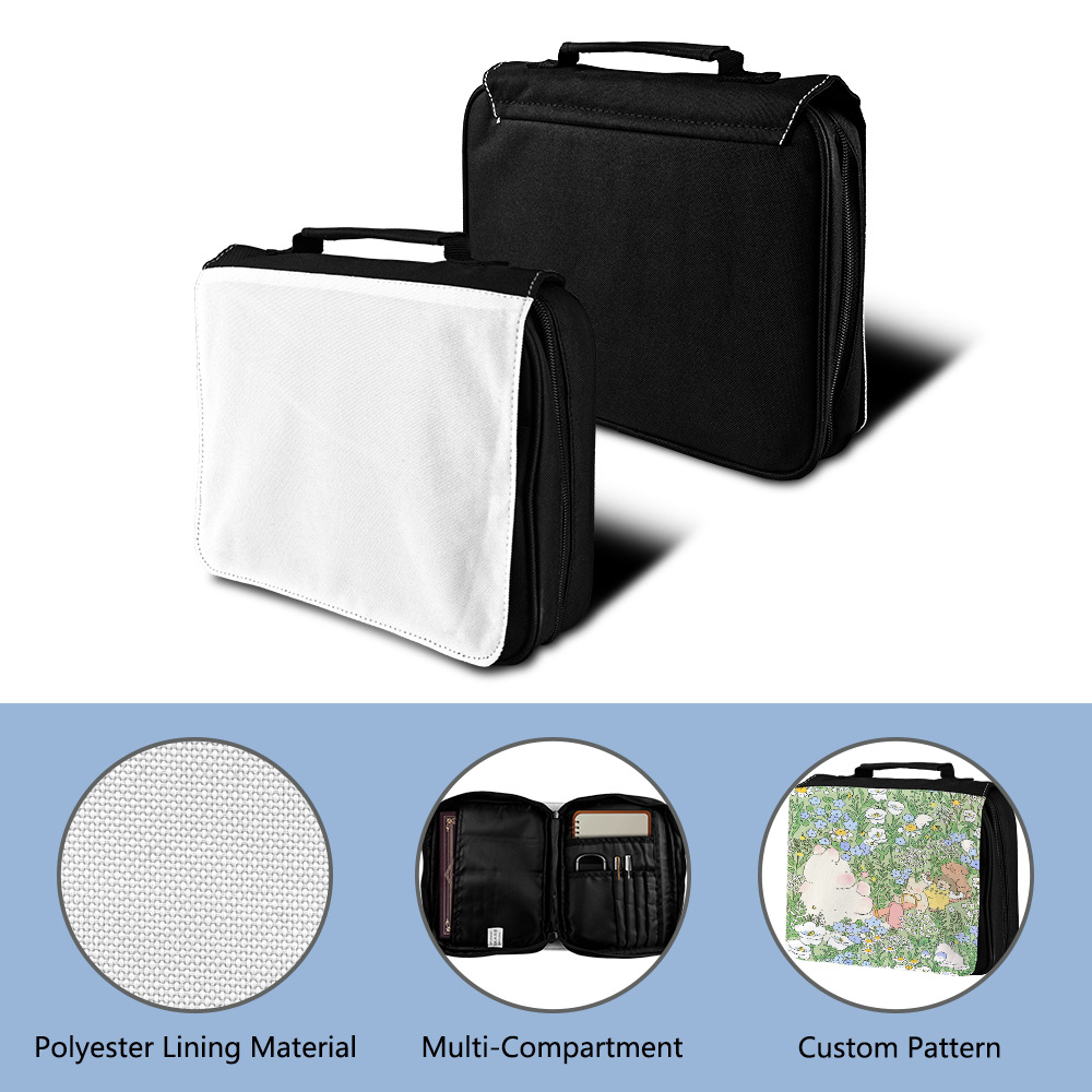 Nuevo producto Transferencia térmica Impresión de una cara Mochila escolar portátil Bolsas de almacenamiento de libros multifuncionales para estudiantes al por mayor