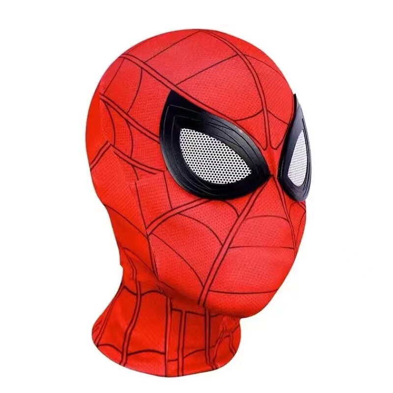 スパイダーマン フード 電動点滅発光マスク マイルズ ハロウィン cos ボーイズ フード ギフト おもちゃ|undefined