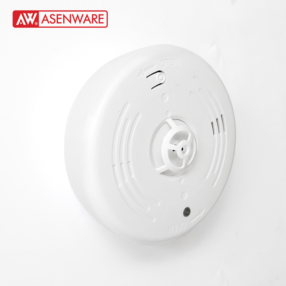 新款 1年独立电池温感 消防温度探测器 报警器 消防器材 批发出口